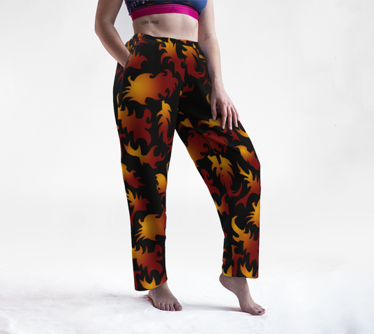 Flames Pattern Lounge Pants