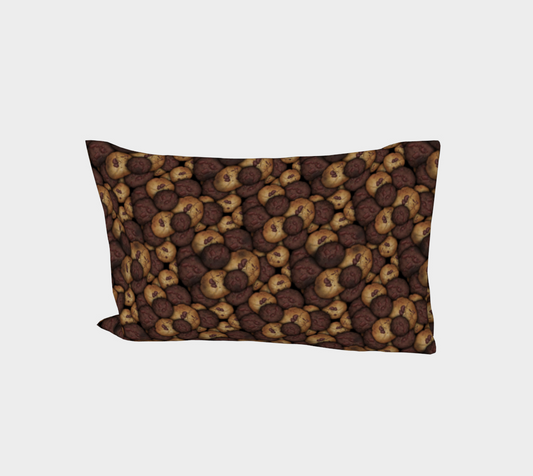 Chocolate Chip Cookies Pattern Bed Pillow Sleeve