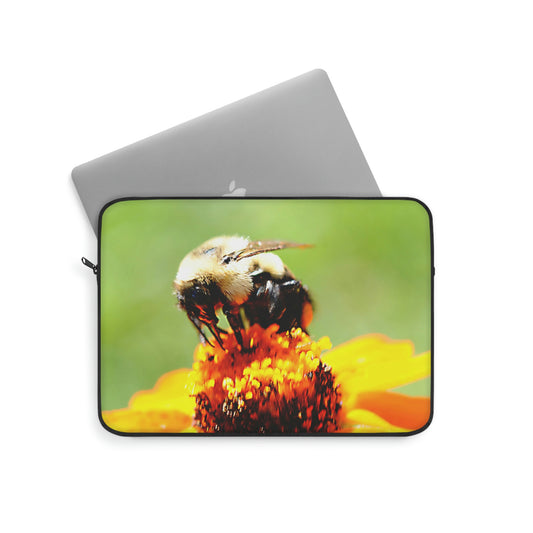 Bee On A Flower Laptop Sleeve