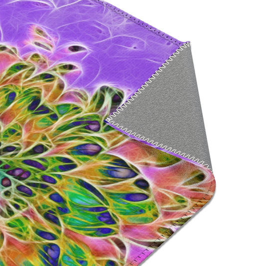 Abstract Chrysanthemum Area Rugs
