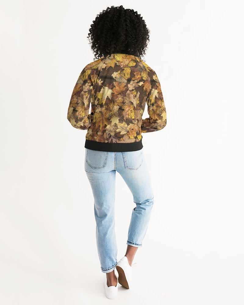 Late October Leaves Women's Bomber Jacket