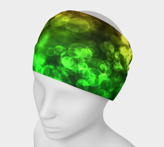Red Green Bokeh Light Headband