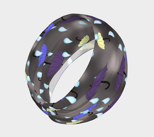 Rain and Umbrellas Headband