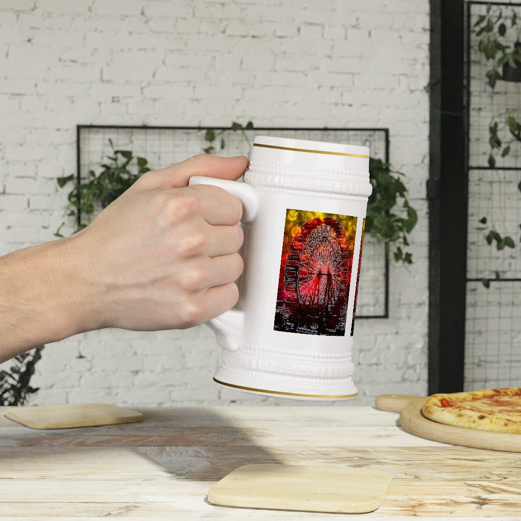 Bokeh Light Ferris Wheel Stein Mug