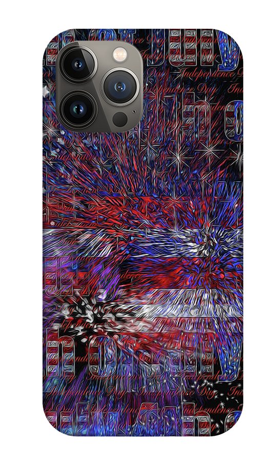4th of July Poster - Phone Case