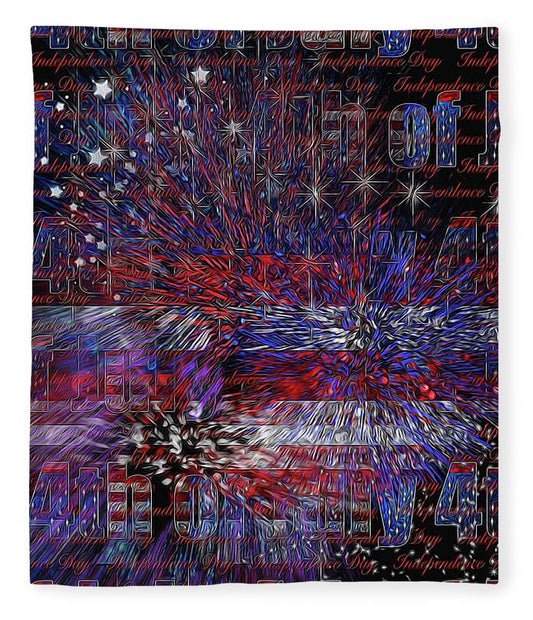 4th of July Poster - Blanket