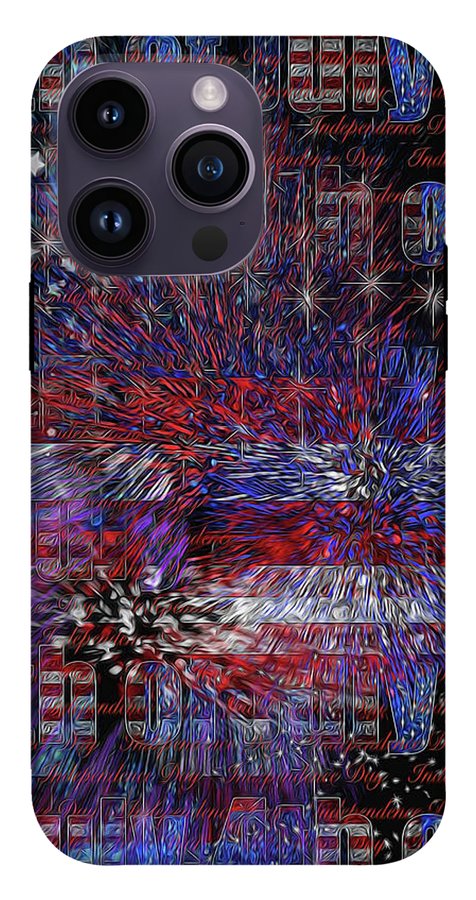 4th of July Poster - Phone Case