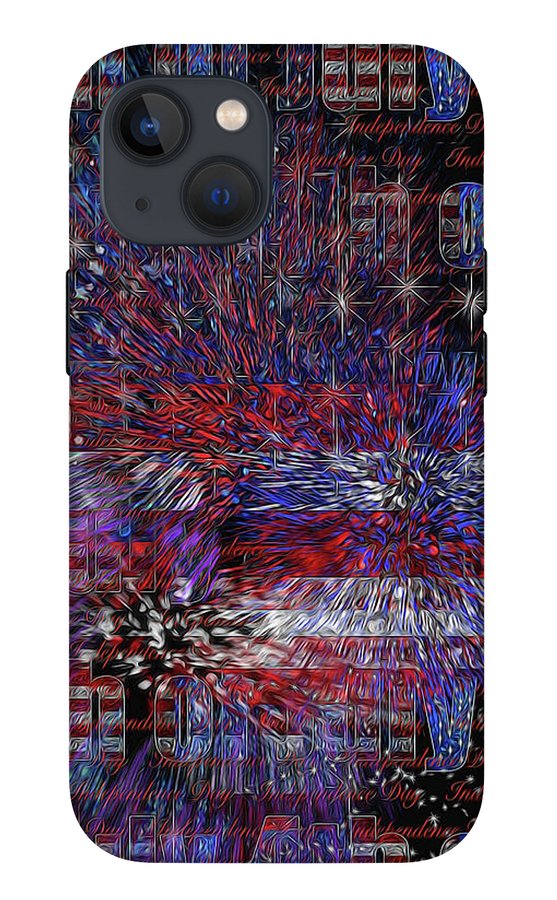 4th of July Poster - Phone Case