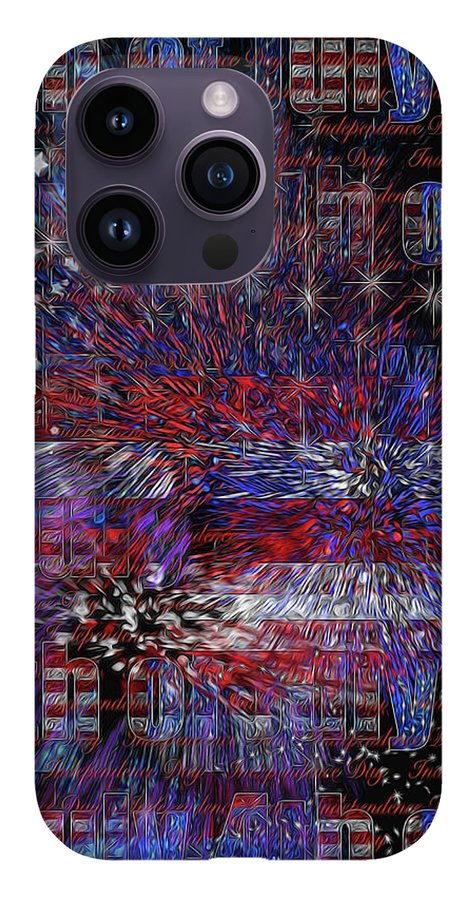 4th of July Poster - Phone Case