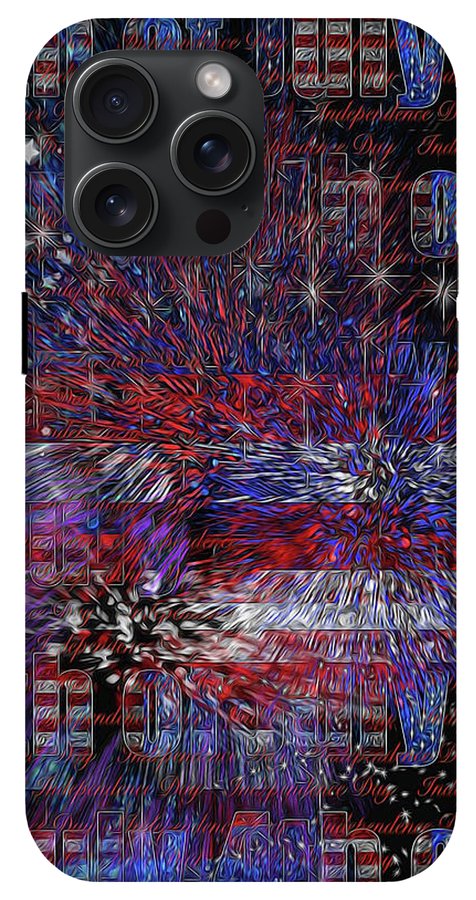 4th of July Poster - Phone Case