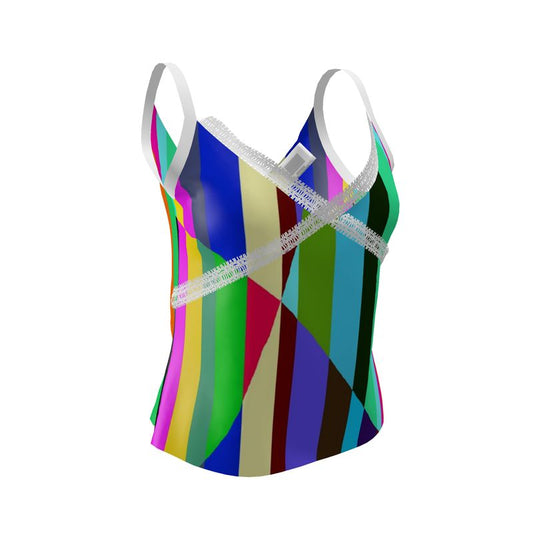 Stripes Interrupted Cami