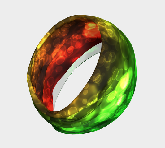 Red Green Bokeh Light Headband