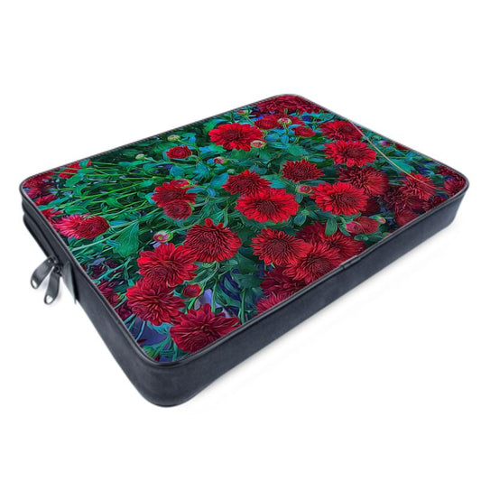 Red Mums Laptop Bag