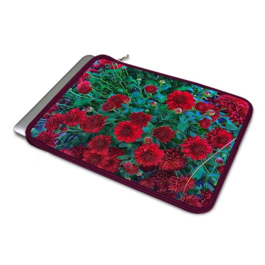 Red Mums Macbook Air Cover