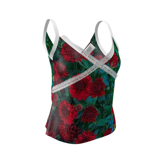Red Mums Cami