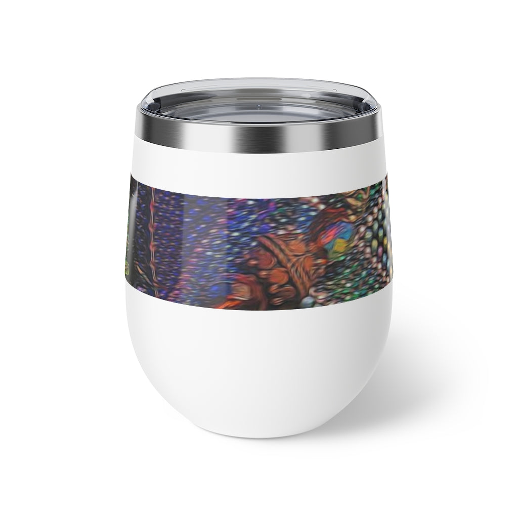 Beaded Jewelry Copper Vacuum Insulated Cup, 12oz
