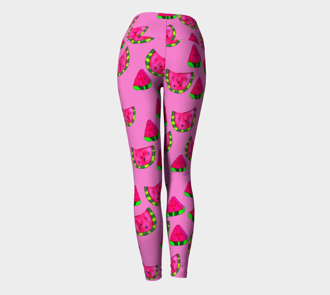 Watermelon Pattern Yoga Leggings