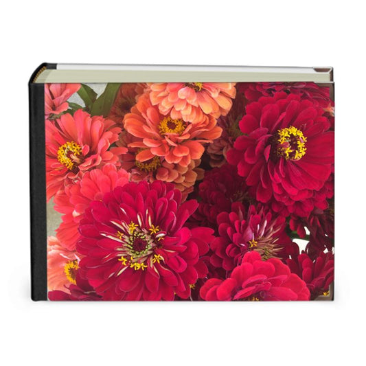 Peach and Pink Zinnias Photo Album