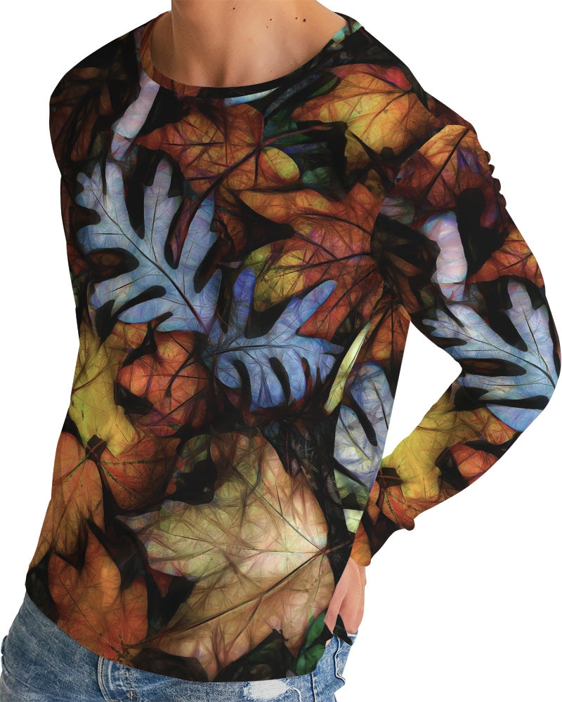 Mid October Leaves Men's Long Sleeve Tee