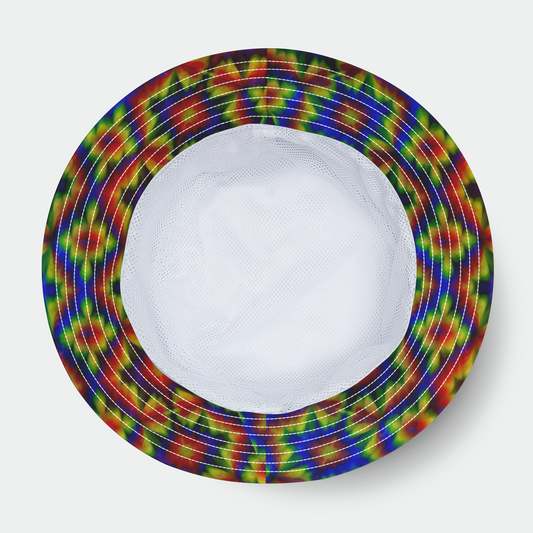 Carnival Kaleidoscope Rainbow Bucket Hat