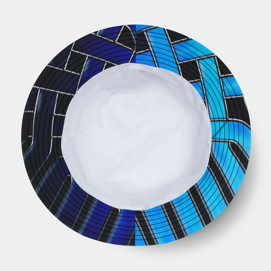 Blue Glass Celtic Knot Bucket Hat
