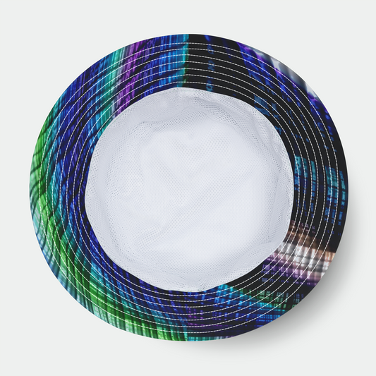 Plaid Candy Fractal Bucket Hat