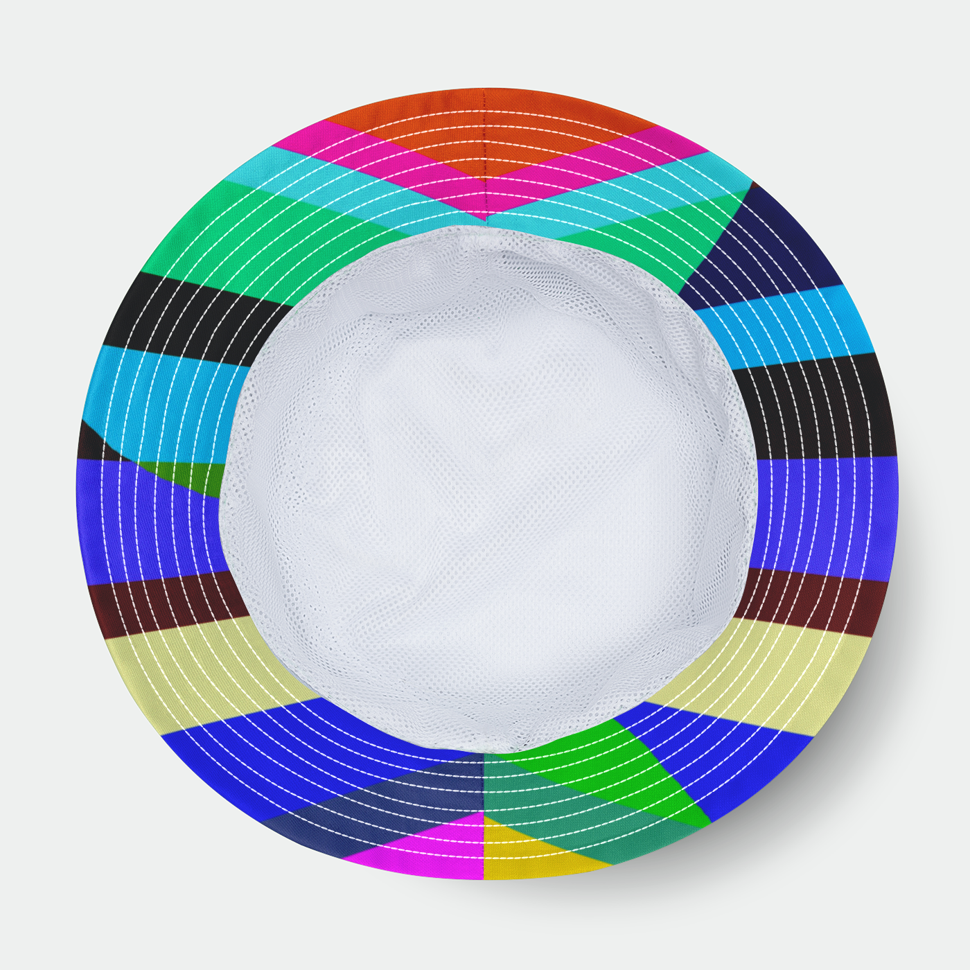 Stripes Interrupted Bucket Hat