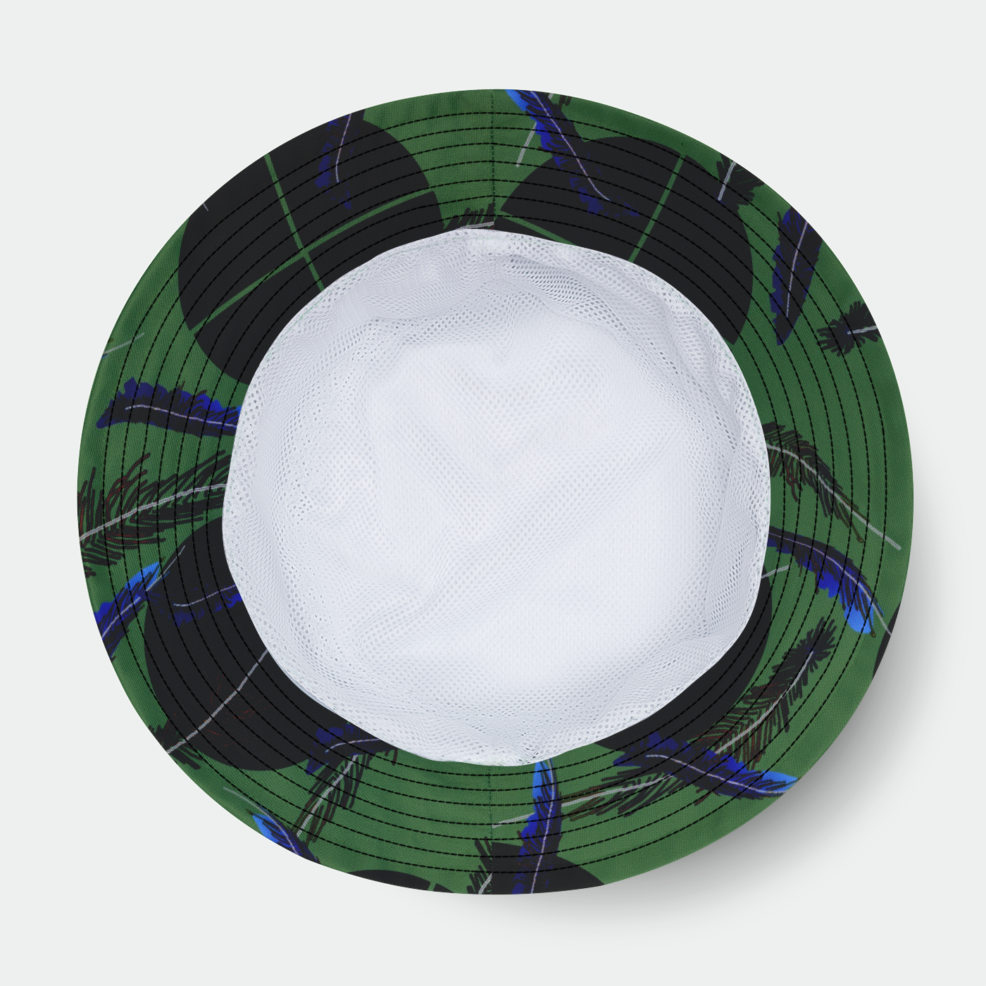 Feathers Pattern Bucket Hat