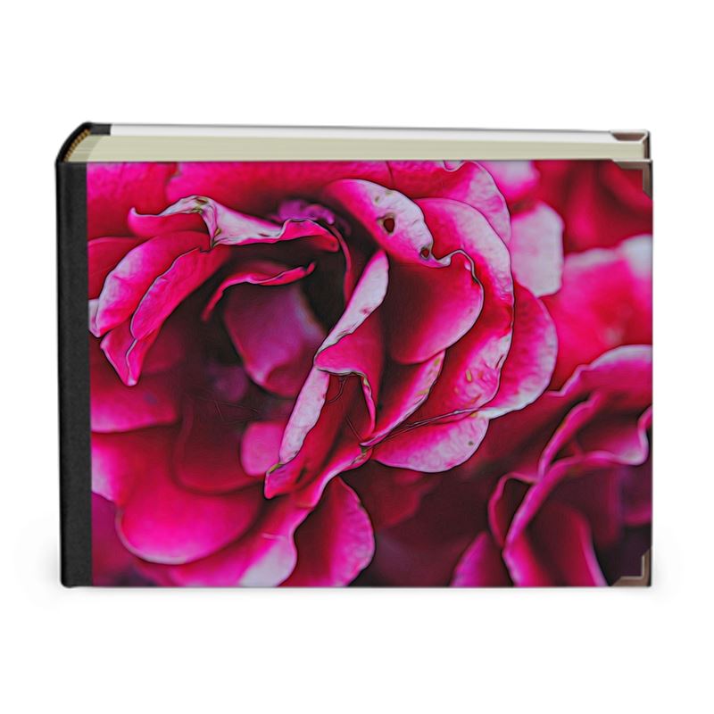 Dark Pink Flowers Photo Album