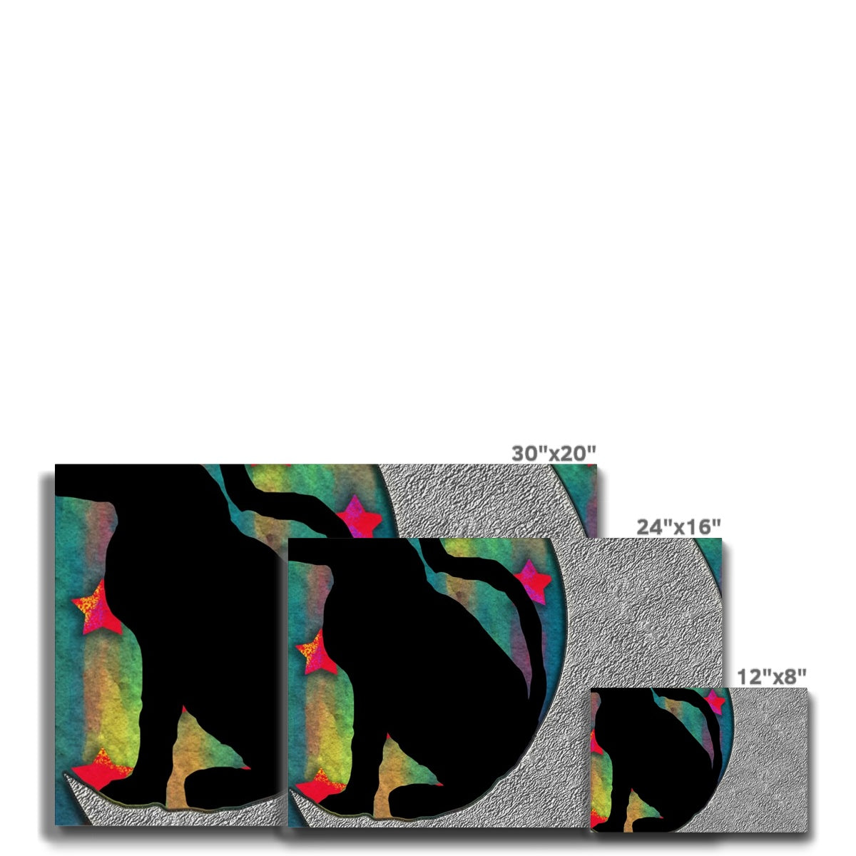 Cat On A Moon Eco Canvas