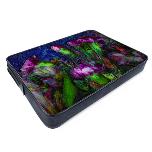 Abstract Pink Carnations Laptop Bag