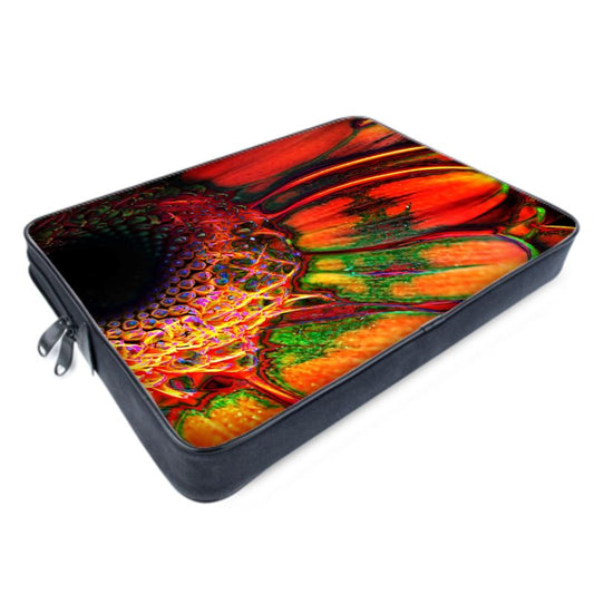 Orange Daisy Laptop Bag