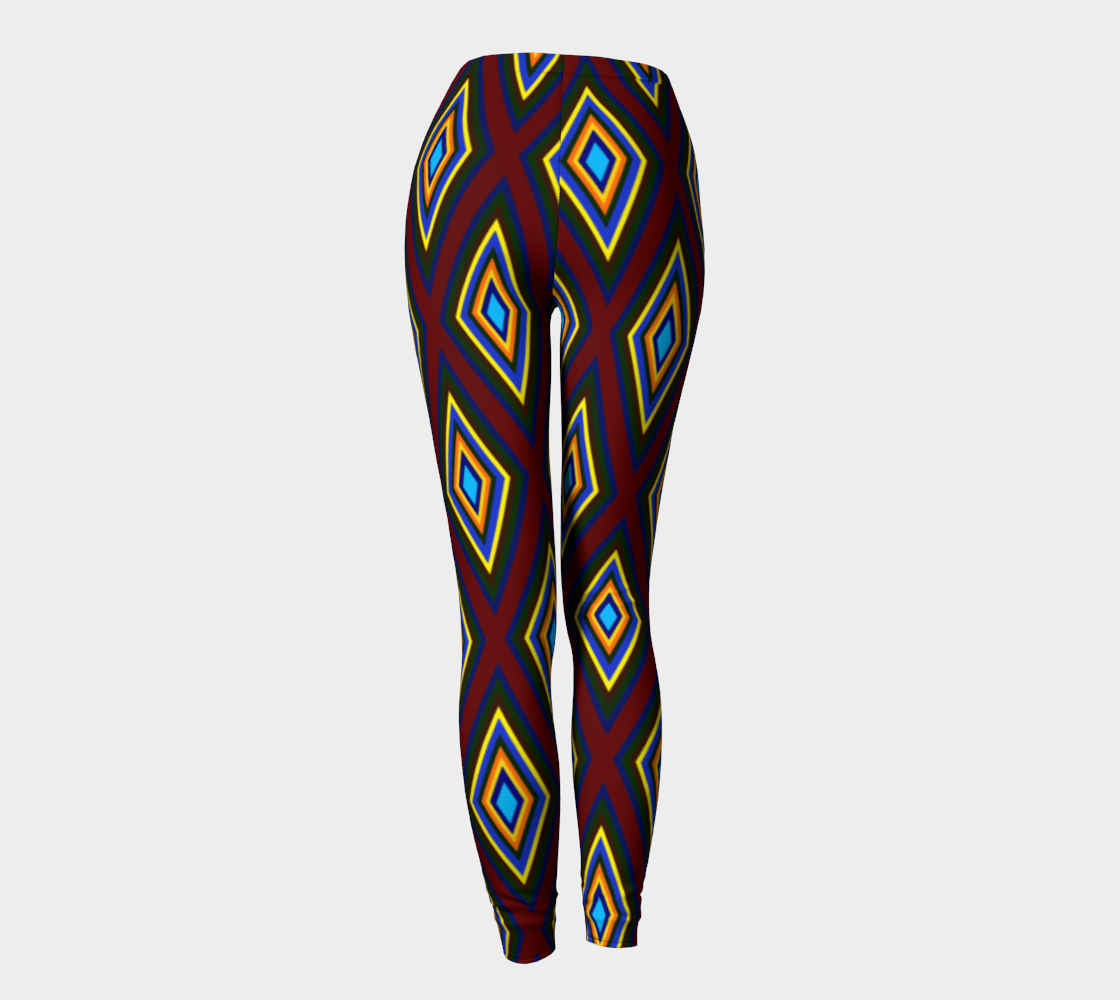 Colorful Diamonds Variation 1 Leggings