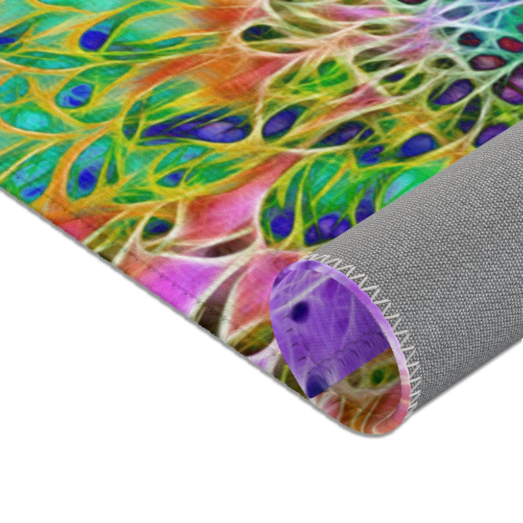 Abstract Chrysanthemum Area Rugs
