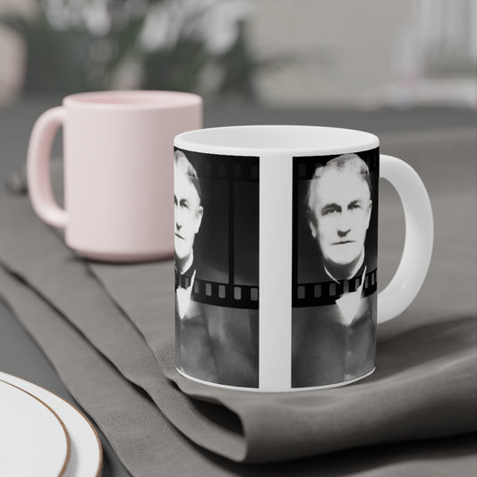 Silent Film Thomas Edison Ceramic Mugs (11oz\15oz\20oz)