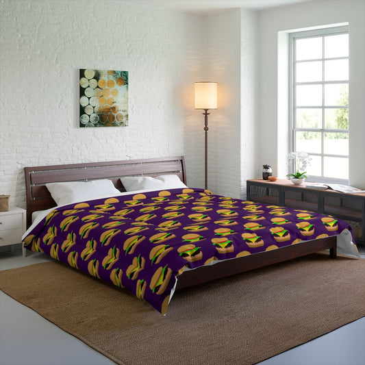 Burger Pattern Comforter