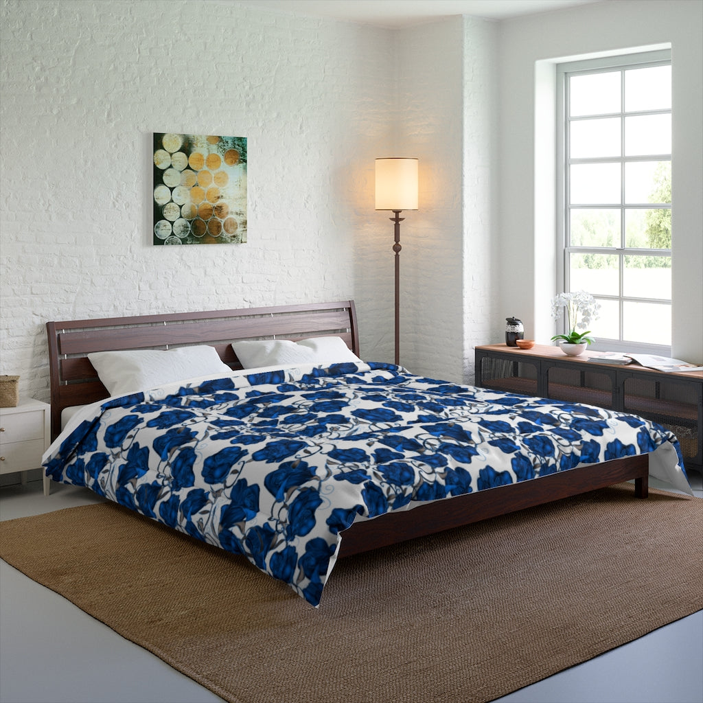 Blue Roses Comforter