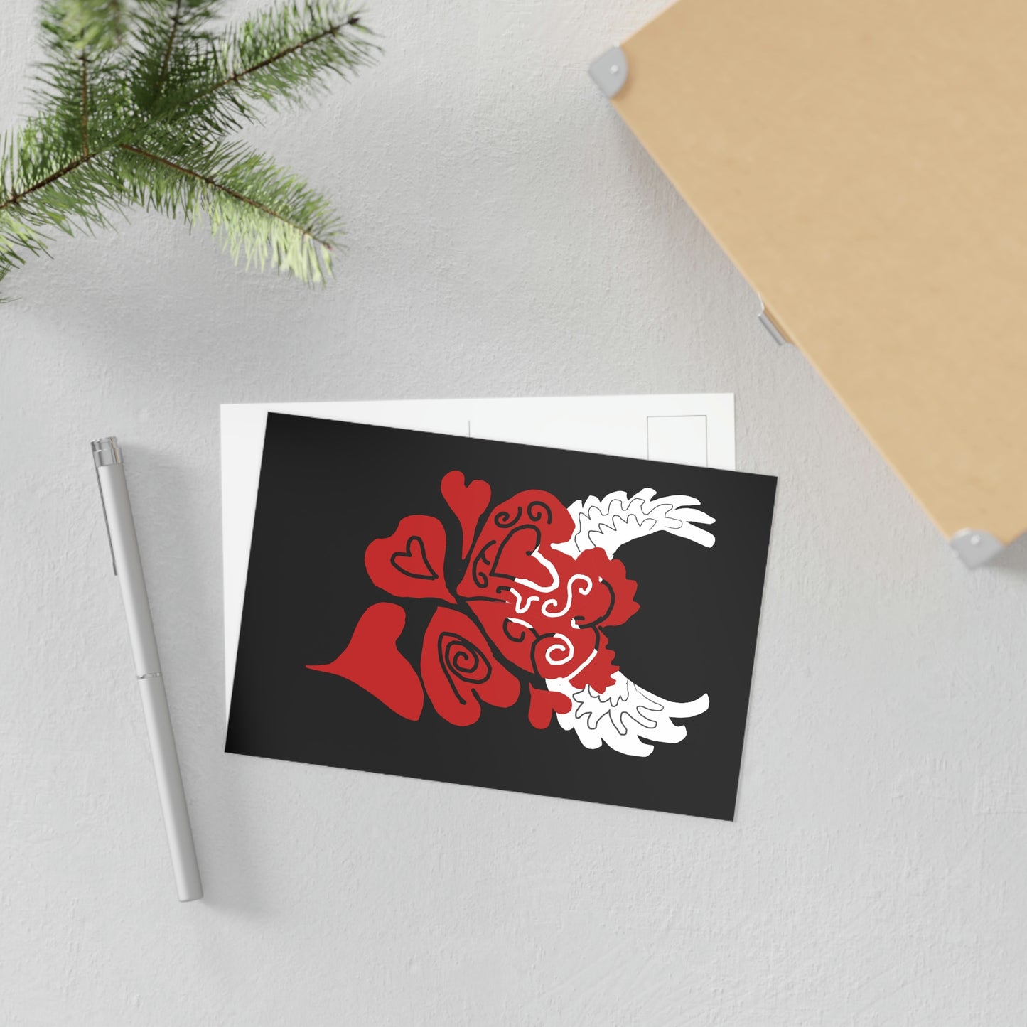 Hearts and Wings Fine Art Postcards