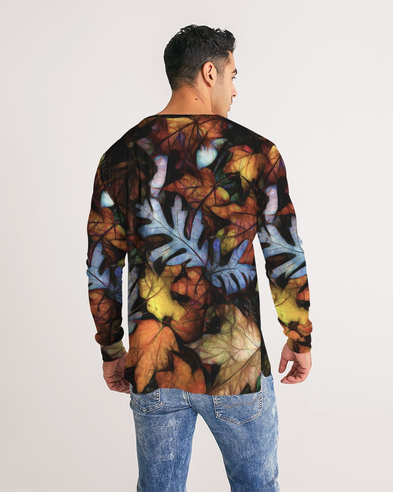 Mid October Leaves Men's Long Sleeve Tee