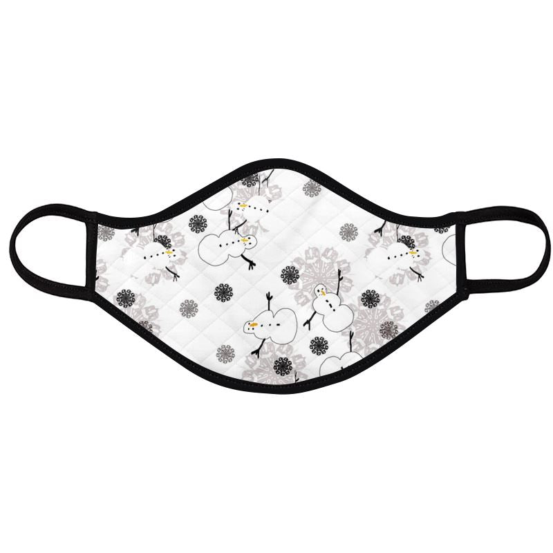 Snowman Pattern Facemask