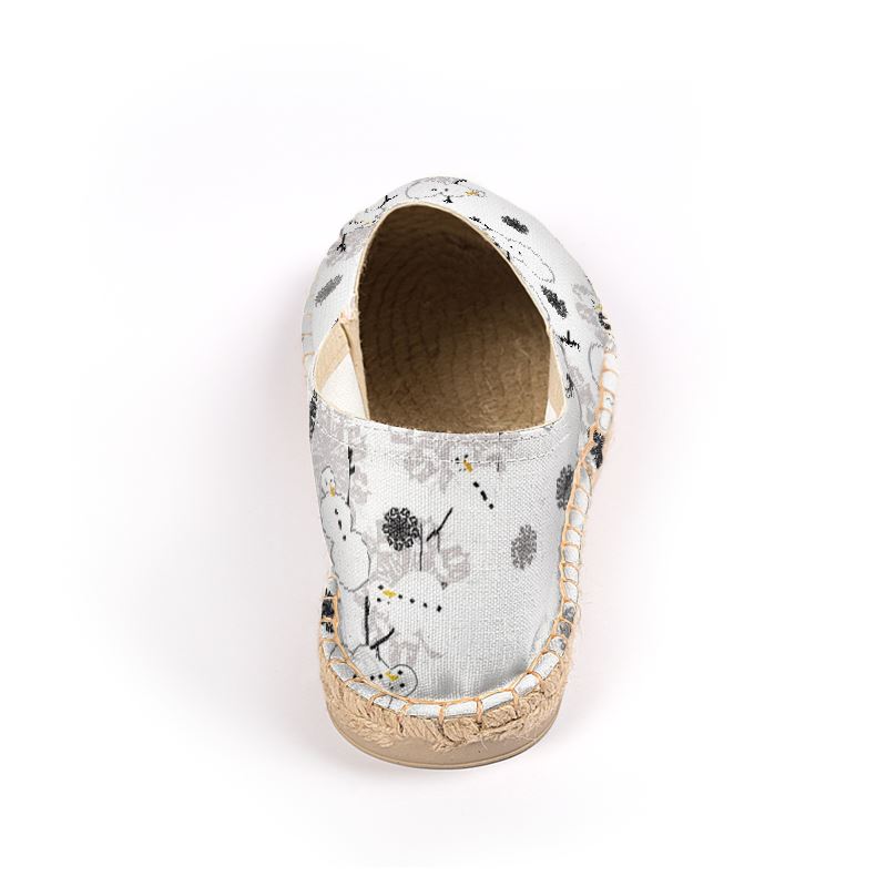 Snowman Pattern Espadrilles
