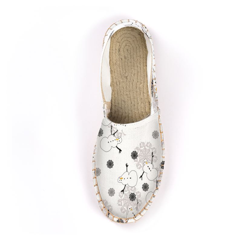 Snowman Pattern Espadrilles
