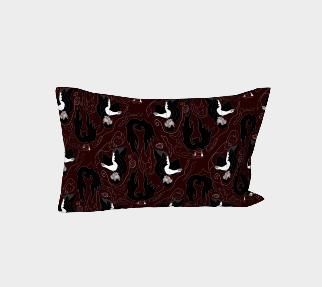 Vampire Pattern Bed Pillow Sleeve