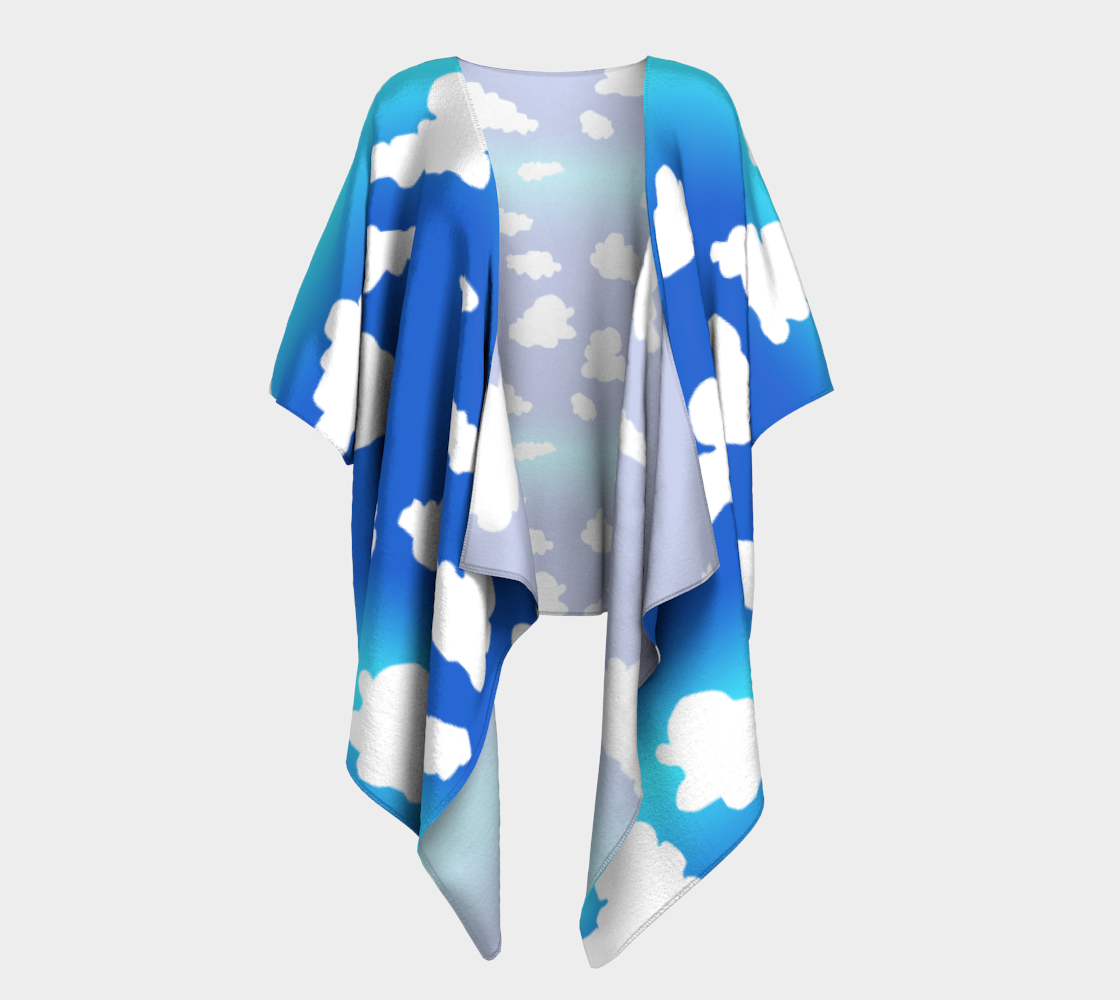 Clouds Draped Kimono