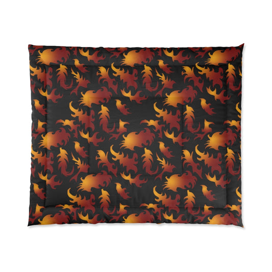 Flames Pattern Comforter