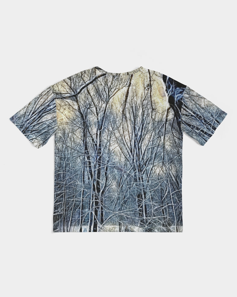 4 Oclock Winter Landscape Men's Premium Heavyweight Tee