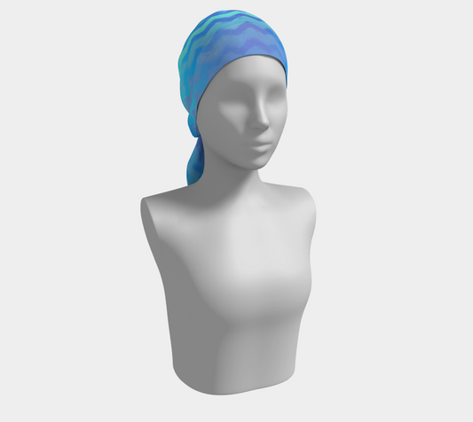 Mermaid Stripe Long Scarf