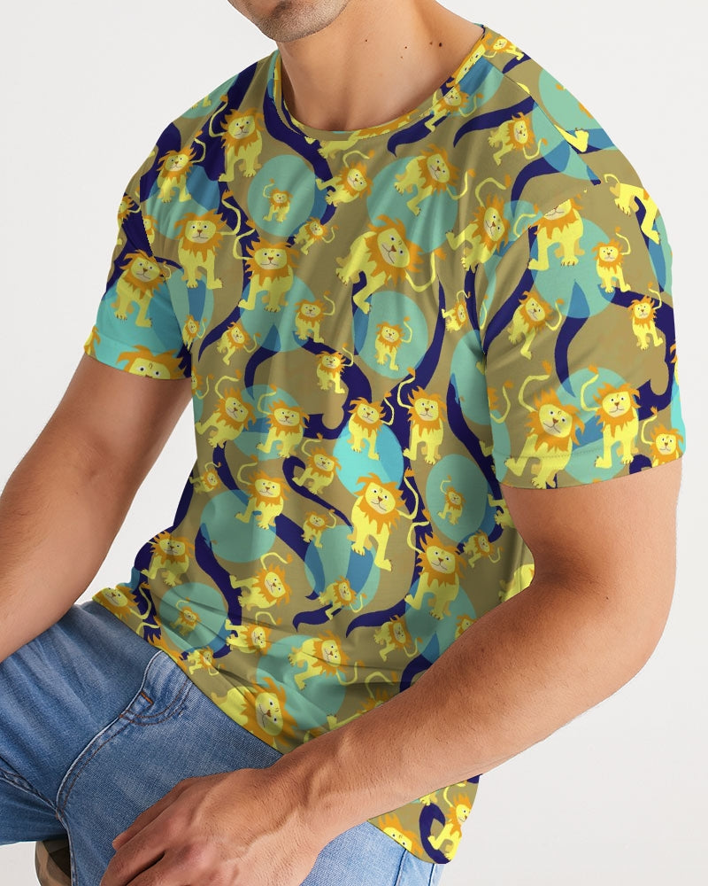Lion Pattern Men's Tee