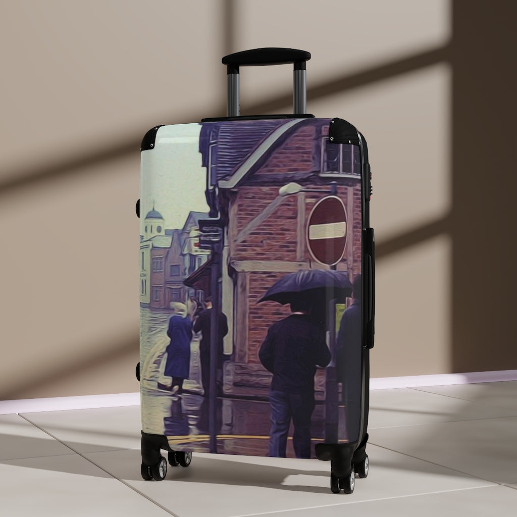 Rainy Day In England Suitcases