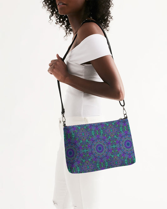 Blue Green Purple Kaleidoscope Daily Zip Pouch